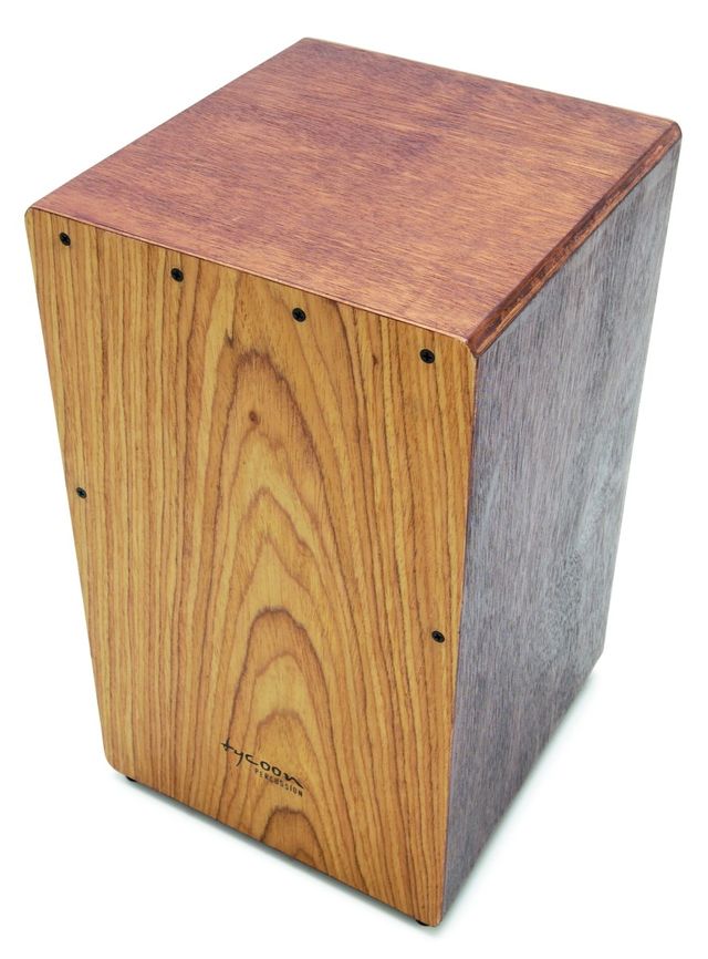 blank The box cajon offered reasonable bass tones.